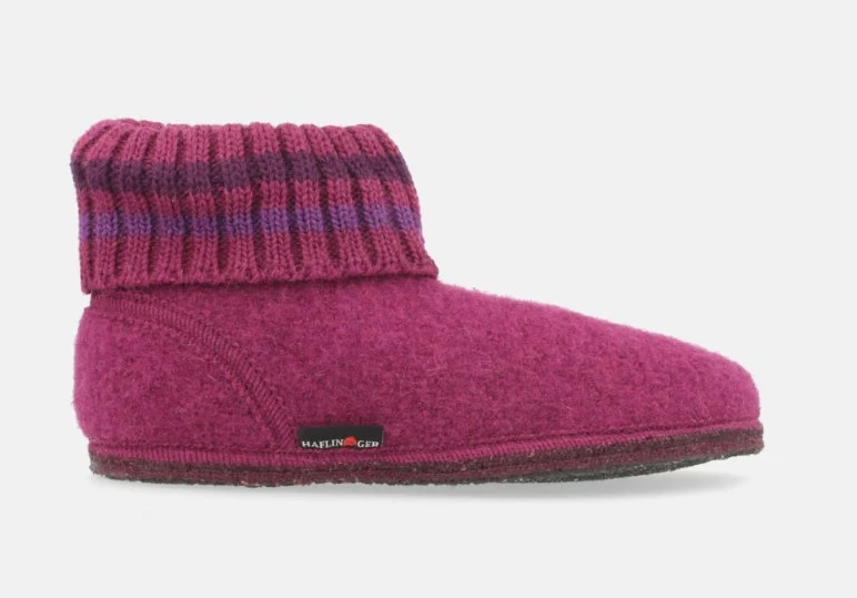 Haflinger Hausschuhe pink