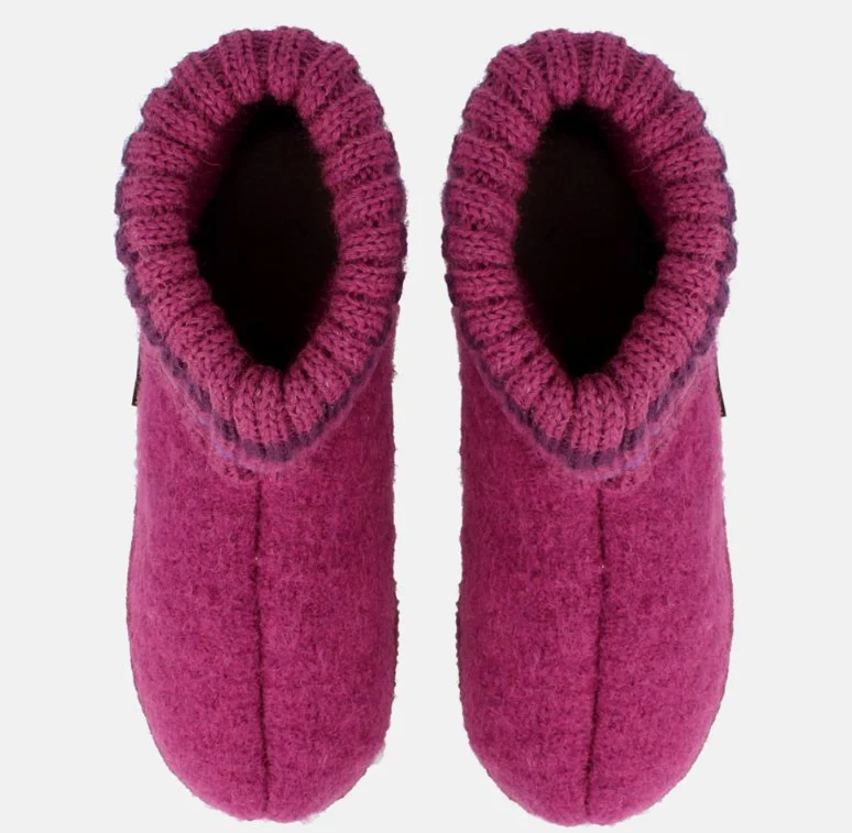 Haflinger Hausschuhe pink