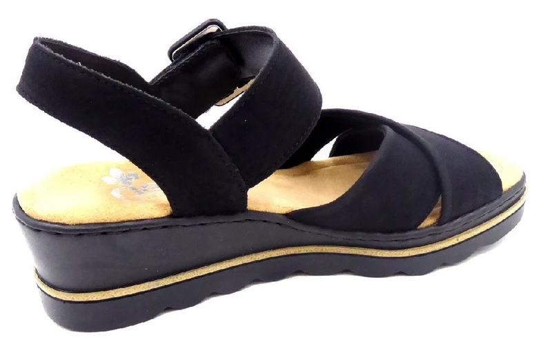 Rieker Sandalen schwarz