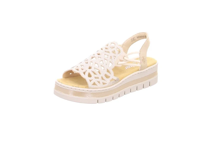 Rieker Keilsandalen beige
