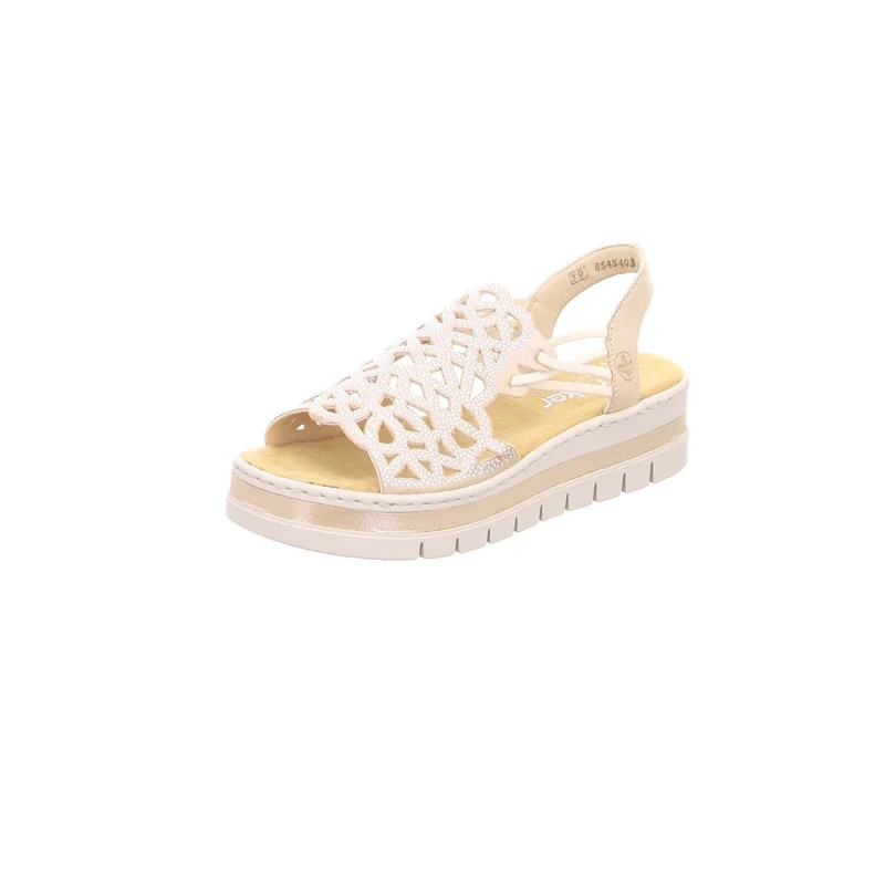 Rieker Keilsandalen beige
