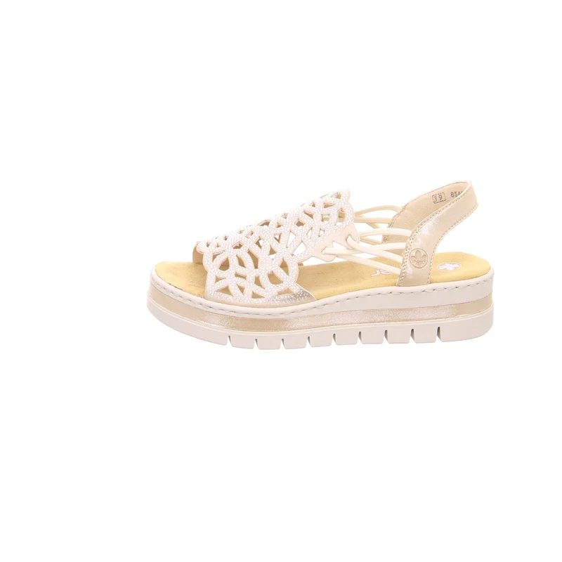 Rieker Keilsandalen beige