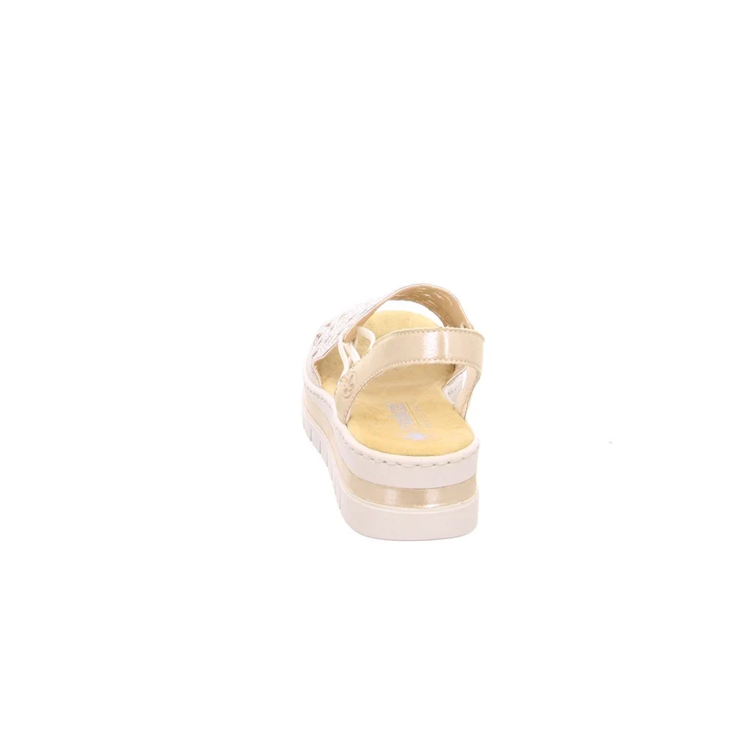 Rieker Keilsandalen beige