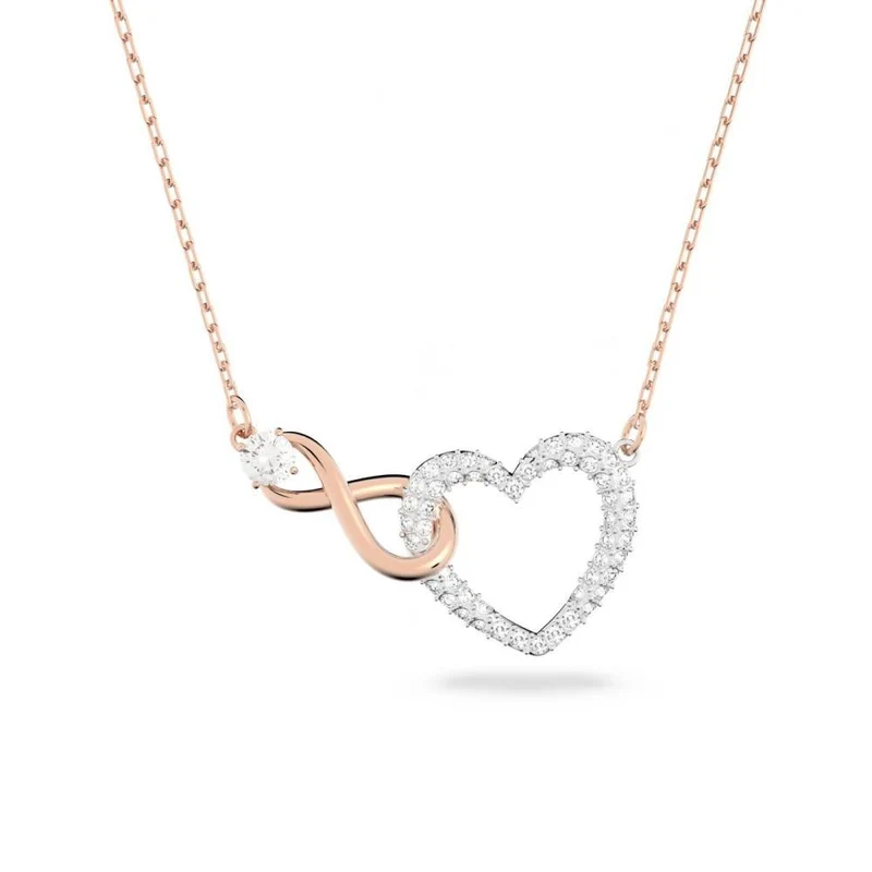 Damen Swarovski Infinity Halskette 5518865