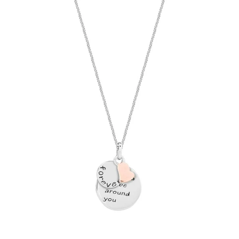 XENOX XS3447R Damen Collier Sterling-Silber 925 Bicolor Rose 45 cm