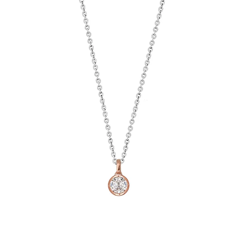 Xenox Damen-Ketten mit Anhänger 925 Sterlingsilber XS7284R