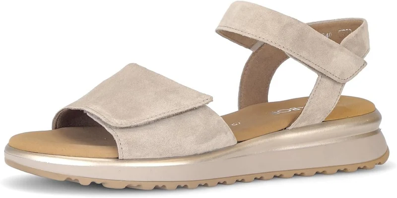 Gabor Plateau Sandalen beige