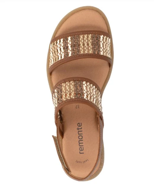 Remonte Riemchen Sandalen braun
