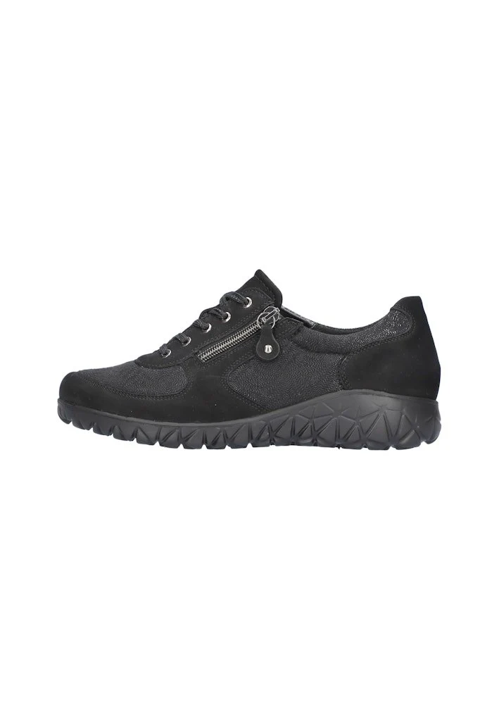 Waldläufer Havy Schnürschuh Schwarz
