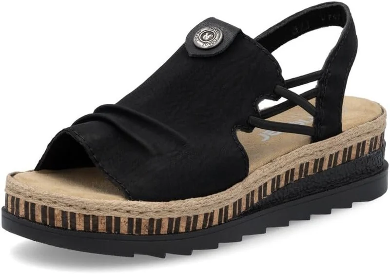 Reginerate Sandalen Schwarz