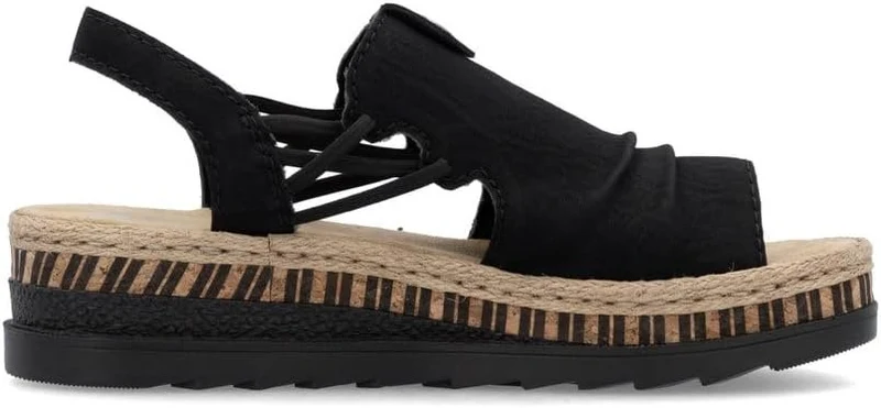 Reginerate Sandalen Schwarz
