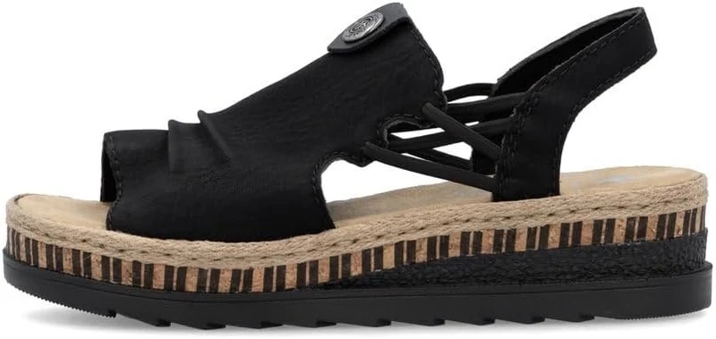 Reginerate Sandalen Schwarz