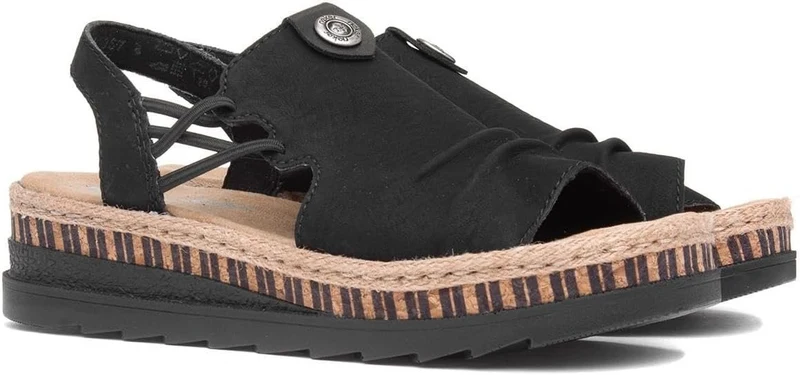 Reginerate Sandalen Schwarz