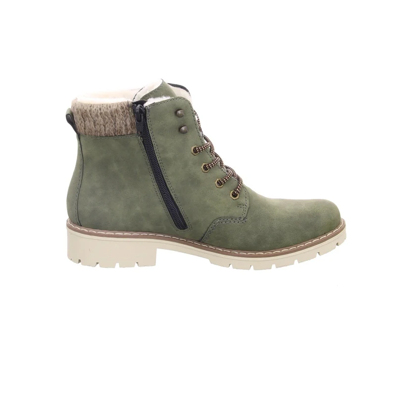Rieker Schnür-Stiefeletten khaki