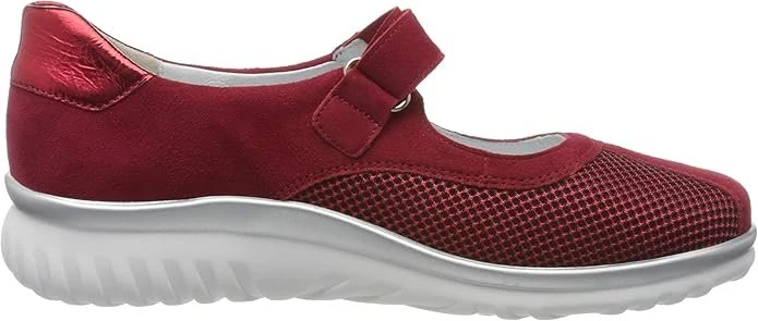 Solidus Sportliche Slipper rot