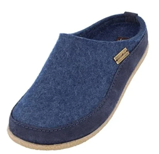 Haflinger Hausschuhe blau