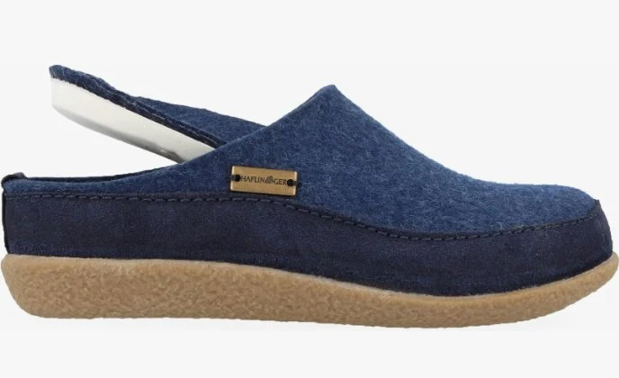 Haflinger Hausschuhe blau