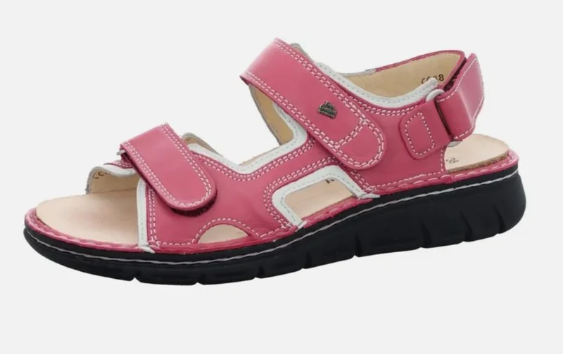 Finn Comfort Komfort Sandalen hellrot