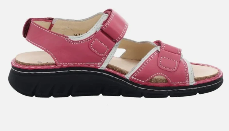 Finn Comfort Komfort Sandalen hellrot