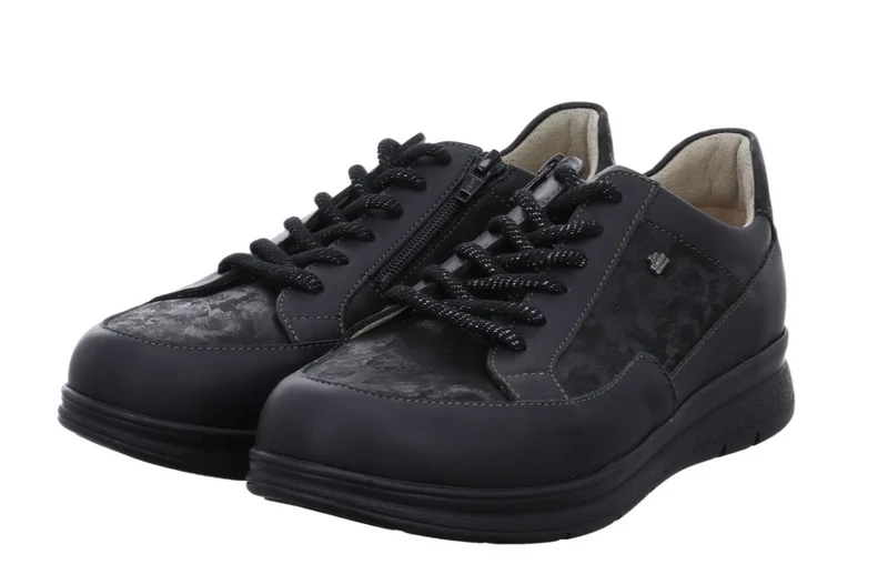 Finn Comfort Freizeit Schnürer schwarz