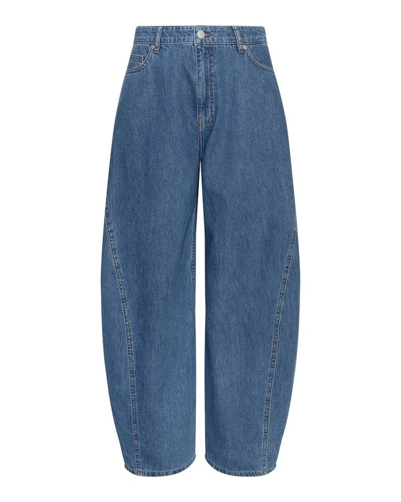 Moss Copenhagen Stoffhose blau