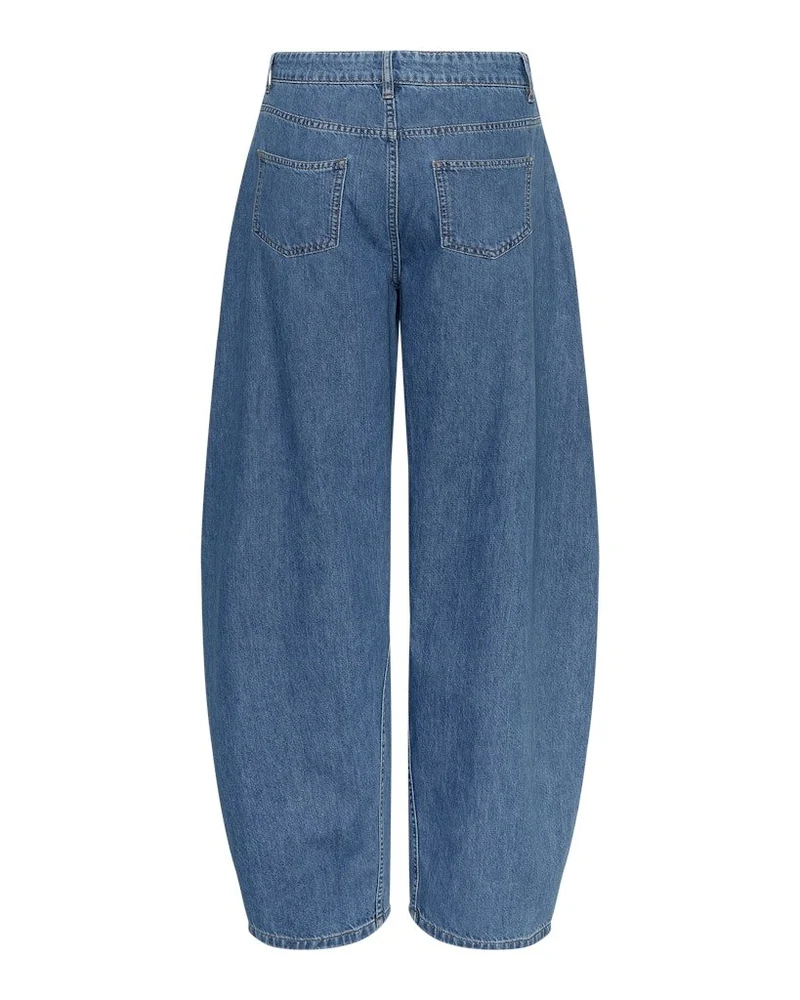 Moss Copenhagen Stoffhose blau