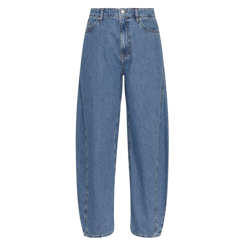 Moss Copenhagen Stoffhose blau