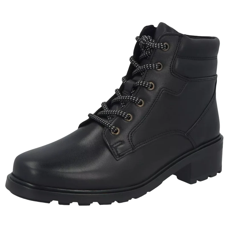 Solidus Schnür-Stiefeletten schwarz