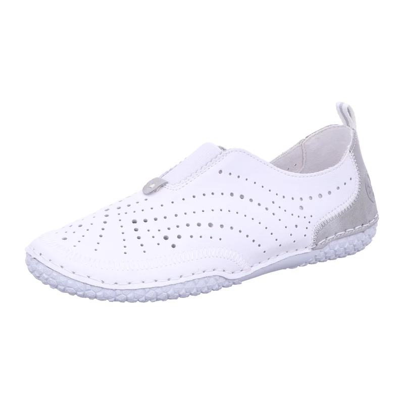 Rieker Sportliche Slipper weiß