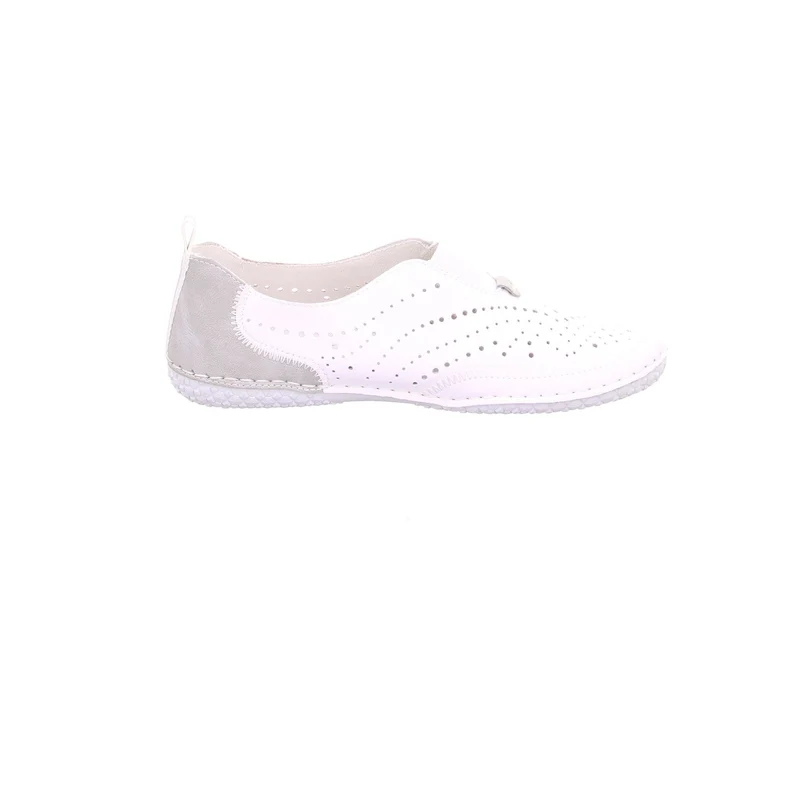 Rieker Sportliche Slipper weiß