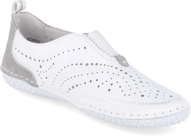 Rieker Sportliche Slipper weiß