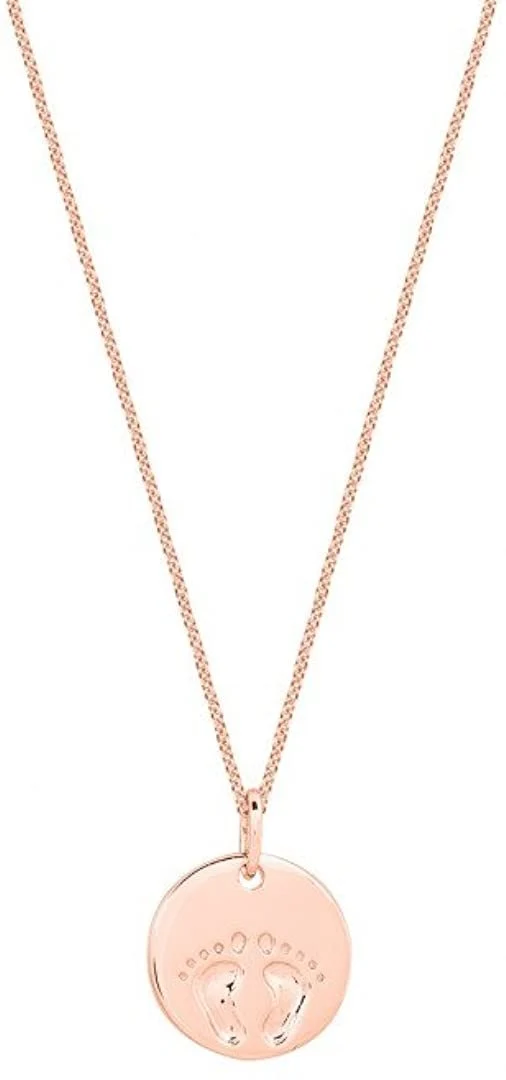 XENOX Anhängerkette - Silber rosé - Baby Füße / XS3475RN 45cm