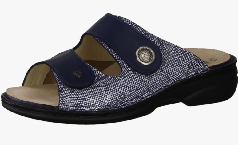Finn Comfort Pantoletten Dunkelblau