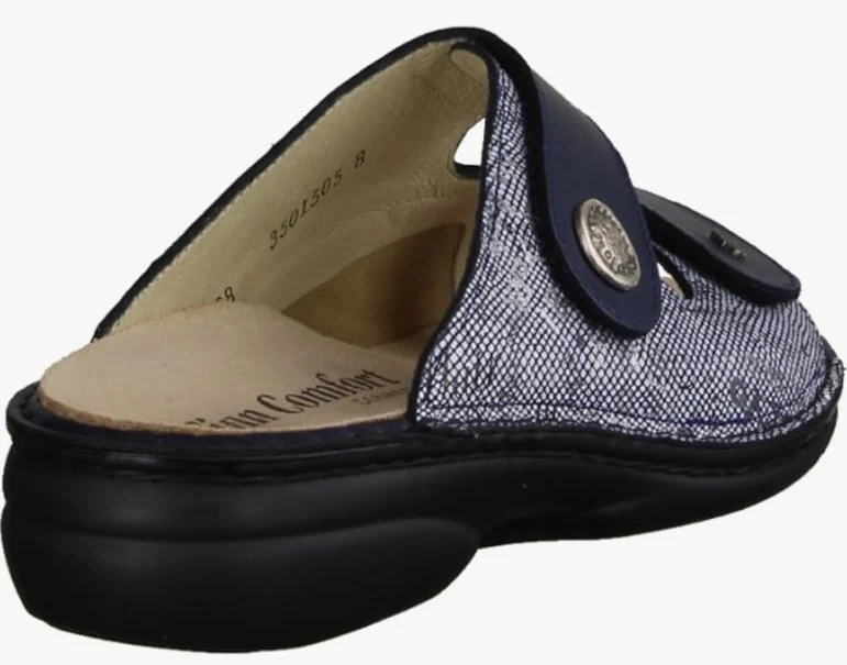 Finn Comfort Pantoletten Dunkelblau