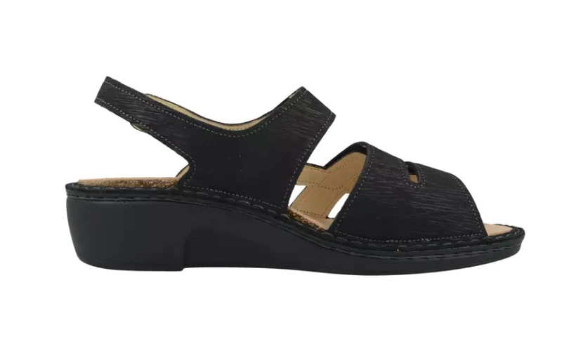 Finn Comfort Sandale Schwarz