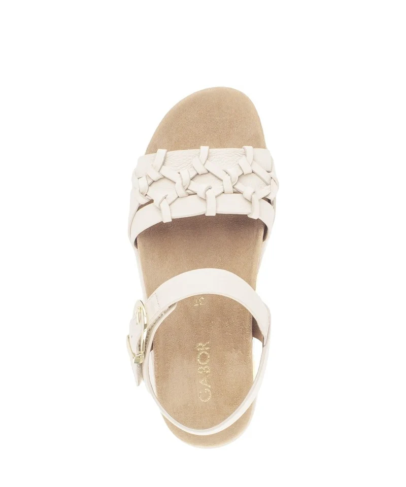 Gabor Riemchen Sandalen creme