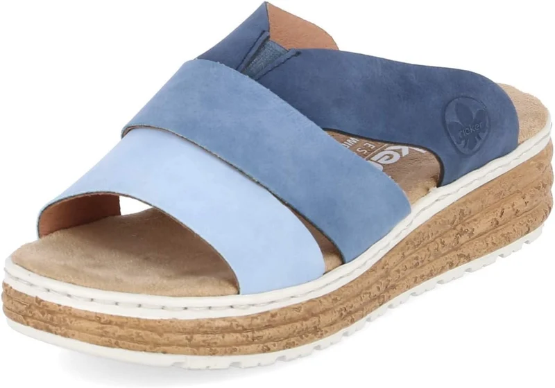 Rieker Pantolette Blau