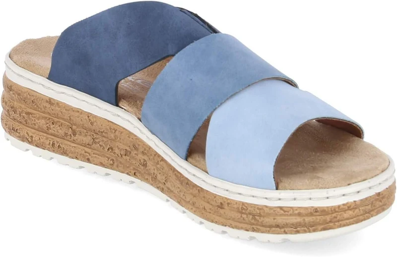 Rieker Pantolette Blau