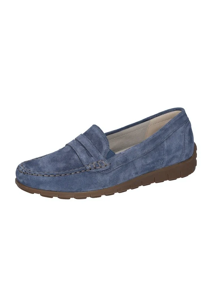 Waldläufer Mokassins blau
