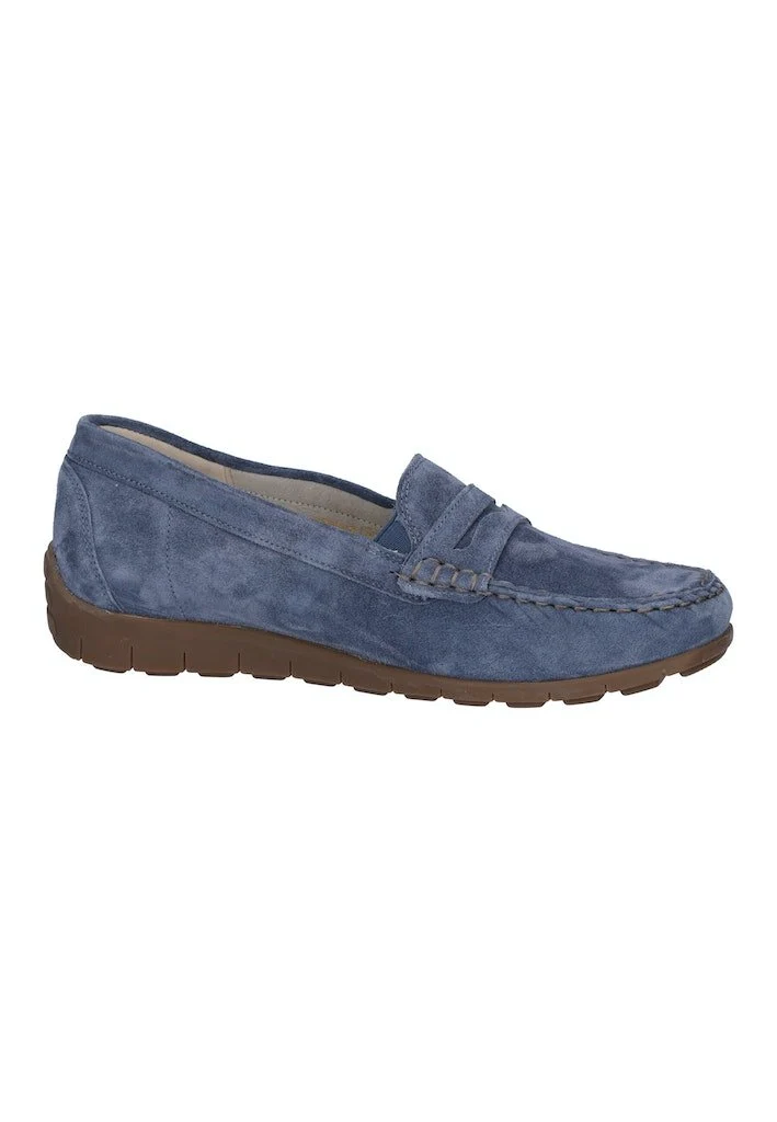 Waldläufer Mokassins blau