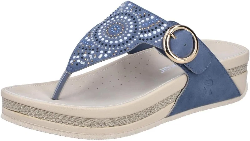 Rieker Zehentrenner blau