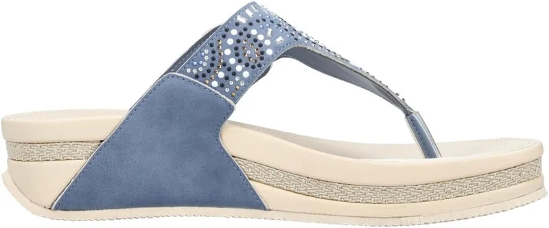 Rieker Zehentrenner blau