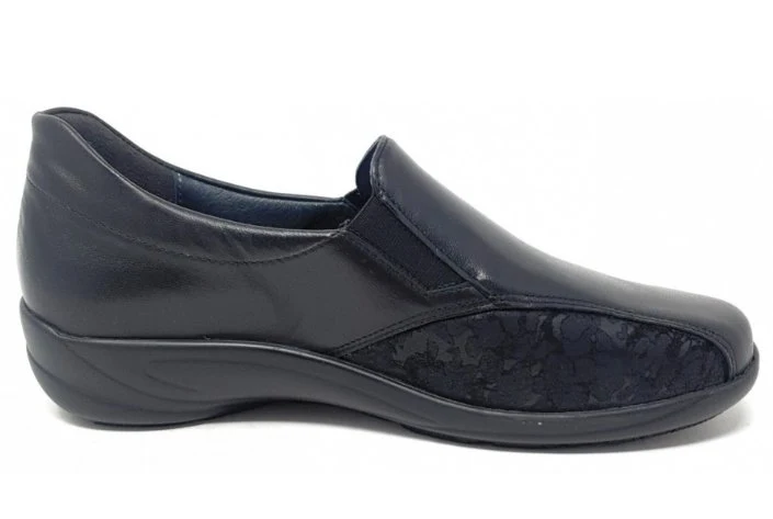Semler Komfort Slipper schwarz