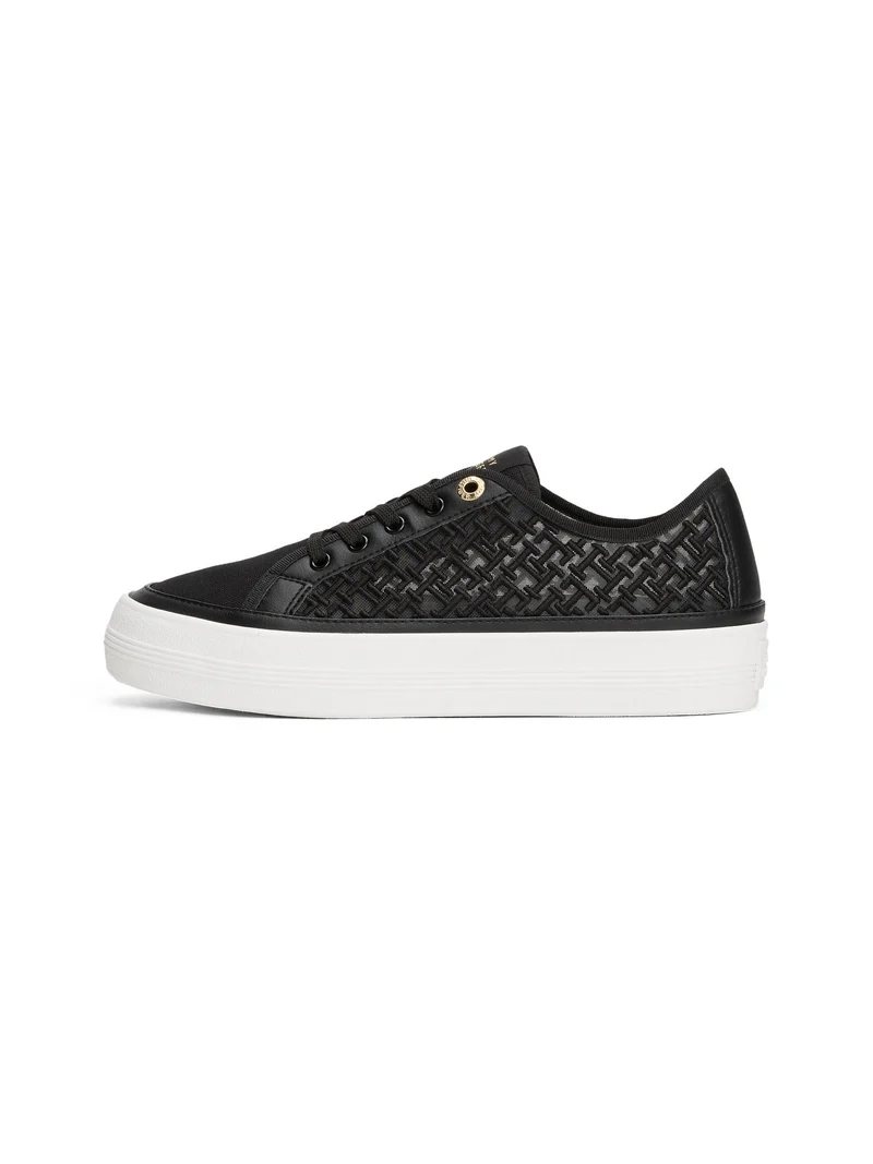 Tommy Hilfiger Vulc Embroidered Sneaker Schwarz