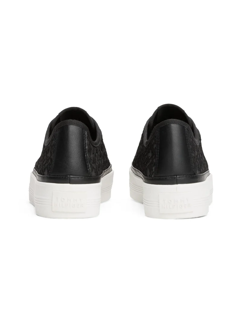 Tommy Hilfiger Vulc Embroidered Sneaker Schwarz