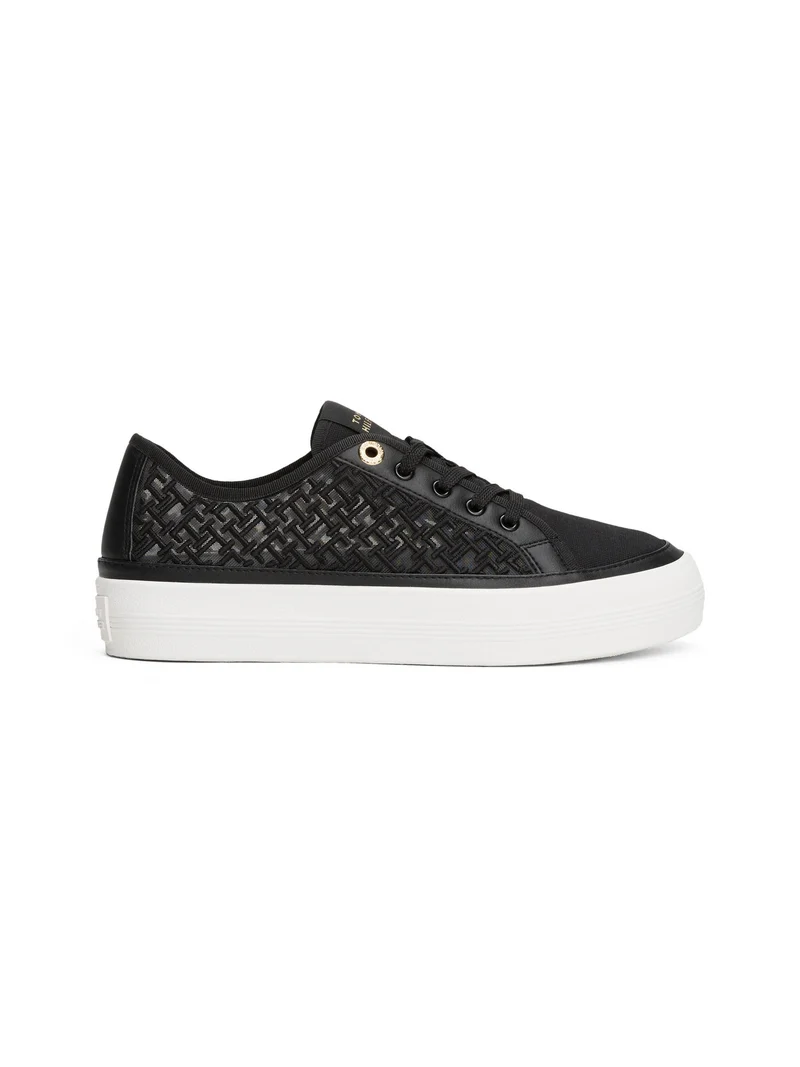 Tommy Hilfiger Vulc Embroidered Sneaker Schwarz