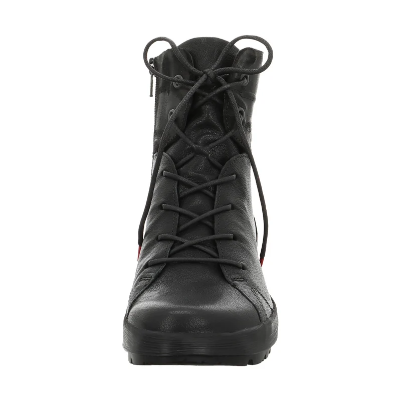 Think! Comoda Damen Schnür-Stiefeletten, Schwarz