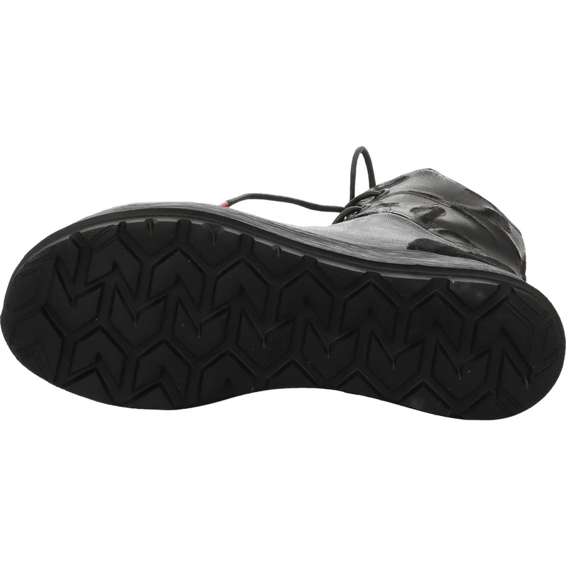 Think! Comoda Damen Schnür-Stiefeletten, Schwarz