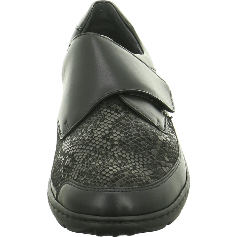 Waldläufer Sportliche Slipper schwarz