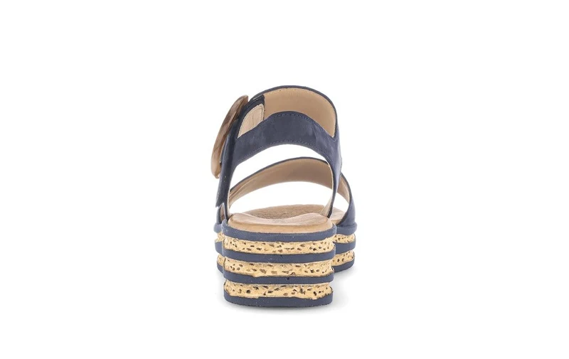 Gabor Plateau Sandalen Dunkelblau
